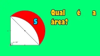 Qual é a área de região sombreada? geometria plana - fundamentos de matemática elementar.