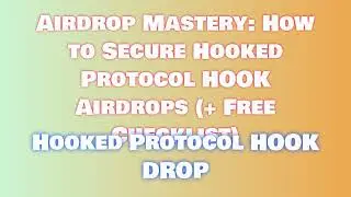 Get Free Hooked Protocol HOOK Airdrop  | Learn How to Swap or Sell Hooked Protocol HOOK Airdrop