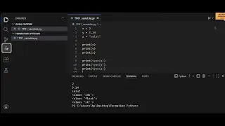 3_Labo01 : Type de variable, conversion de type et une introduction sur print ( )