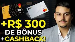GANHE R$ 300 COM ESSES CART&Otilde;ES + 10% DE CASHBACK EM BITCOIN ou D&oacute;lar!