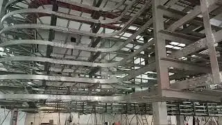 Cable Tray installation at Industrial Load Centre #Electrical Cable Tray installation