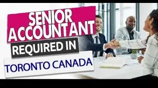 Senior Accountant Required in Toronto, Canada 🇨🇦 | High-Paying Finance Jobs #SeniorAccountant