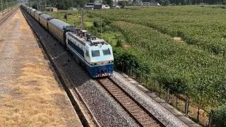 Majestic Train Journey | The Power of Locomotion Through Scenic Landscapes!