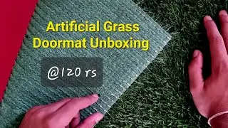 Articficial Grass Doormat @120rs Unboxing & Review from Amazon! How is the quality? Buy or not? #4k