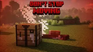 Beating Minecraft But I CANNOT Stop Moving.