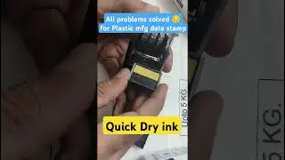 Permanent ink Stamp for Plastic in india #stampfactory #permanentink #india #plastic