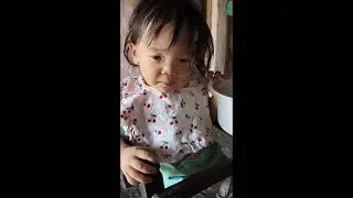 Harvest Mini garden Spinach and make porridge for my 18 months  old daughter | Baby Mukbang 💛