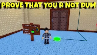 Prove That You Are Not NPC ! Roblox New Game