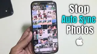 How to stop iCloud sync on iPhone photos?