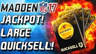 HOW TO MAKE COINS! LARGE QUICKSELLS? JACKPOT! - Madden 17 Ultimate Team