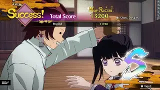 Tea Splasher Mini-Game 94 Hit Combo! - HARD (S Rank) Demon Slayer The Hinokami Chronicles