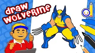 How to Draw Marvel Wolverine&middot; Drawing How-to for Kids and Growing Artists!