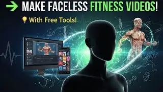 Make Faceless Fitness & Anatomy Videos Without Showing Your Face With All The Free Tools.