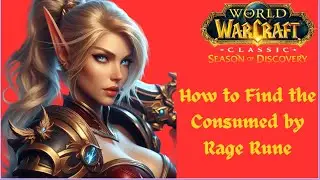 How to Get  the Consumed by Rage Rune | Season of Discovery World of Warcraft