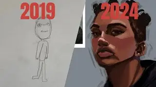 How 5 Years of Art Progress Looks like