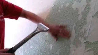 Removing wood chip wallpaper