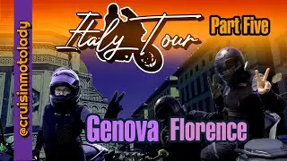 Italy tour Part 5 Driving in Genova and Florence 😍