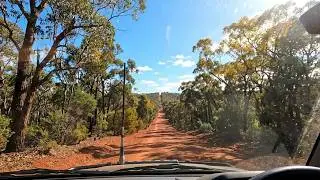 Australian Bush Road Mt Dale Road from Omeo Road Down to Ashendon Road Western Australia