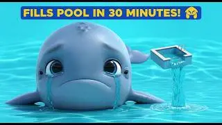 Baby Whale CRIES! 😭🐋 Tears Create NEW OCEAN!