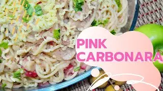 Pink Tuna Carbonara Recipe! Tagalog