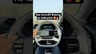 Tata Curvv EV Braking Test