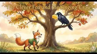 The Clever Fox and the Singing Crow |Watercolor Storybook Animation| Moral Story for Kids & Families