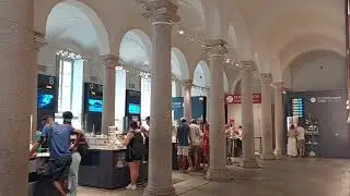 Duomo Milan(ITALY): Souvenir Shop & Ticket Counter/Museum (Museo) of Duomo Milan. July 2022