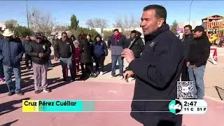 Cruz sali&oacute; a colonias a regalar 10 mil piernas
