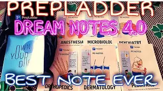 Prepladder Dream Notes 4.0 2022 || Neet PG Notes Unboxing & Review Part 1