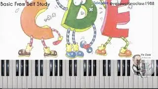 C,D,E  International Note Training #staffnote #pianotutorial #yezawpianolesson