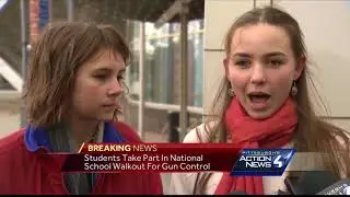 Students take part in national school walkout for gun control