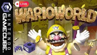 JOGANDO JOGOS DE GAME CUBE AO VIVO! WARIO WORLD | PARTE 3