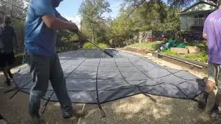 Pool Safety Cover Installation 
