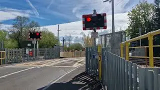 class 153 TFW & 800 GWR at Duffryn Level Crossing 18/04/2024