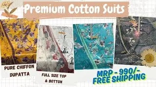 💓 PREMIUM COTTON PRINTED ARTICLES 😍 AT JUST 990/- Free Shipping (MARKET PRICE - 1200/-)