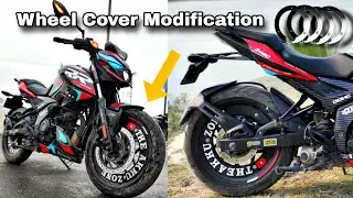 Pulsar n160 wheel cover ⚡ cheapest wheel cover 🔥 pro disc under 250rs ✅ worth? 🤔 #n160 #modified