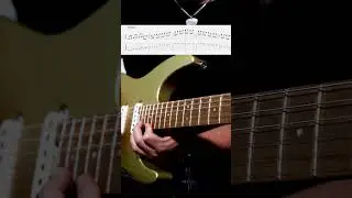 D Major Scale Guitar With Tabs - 3 Octaves 🎓 #shorts