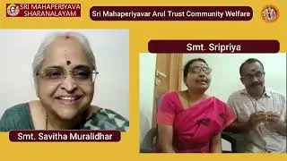 Sri Mahaperiyavar Arul Trust Community Welfare Initiative - Smt. Sripriya