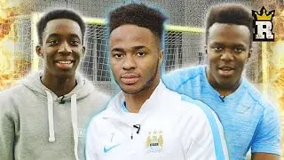 Raheem Sterling Vs KSI Vs Manny  - WOODWORK CHALLENGE | Rule'm Sports