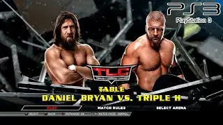 WWE 2K15 PS3 - Daniel Bryan VS Triple H - Table [2K][mClassic]