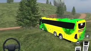 Coach Bus Gameplay Video | Bus Simulator GT - Android Gameplay | Off-road Bus Simulator India 