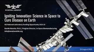 NLRA 2023-10: Igniting Innovation: Science in Space to Cure Disease on Earth