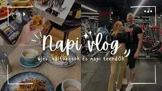 NAPI VLOG🎆🎉- új évi fogadalmak, rossmann haul, barátokkal vacsora