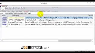 The Tech version of Job Tracker can be loaded onto a tablet, without pricing etc for staff to use