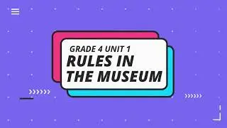Rules in the Museum - Must/must not