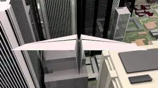 HHDesigner | Animation | Paper plane flying (42 hours rending)