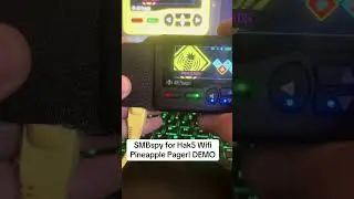 SMBspy by Hackazillarex for the @hak5  Wifi Pineapple Pager - demo