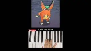 My Singing Monsters Yooreek easy piano