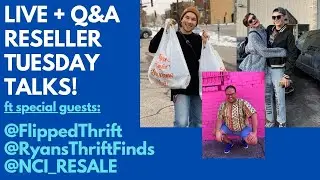 PoshBossBlake, FlippedThrift, RyansThriftFinds and NCI-Resale Talk Selling Clothing Online For Money