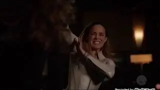 Arrow 7x18 Sara and Black Siren scene part1